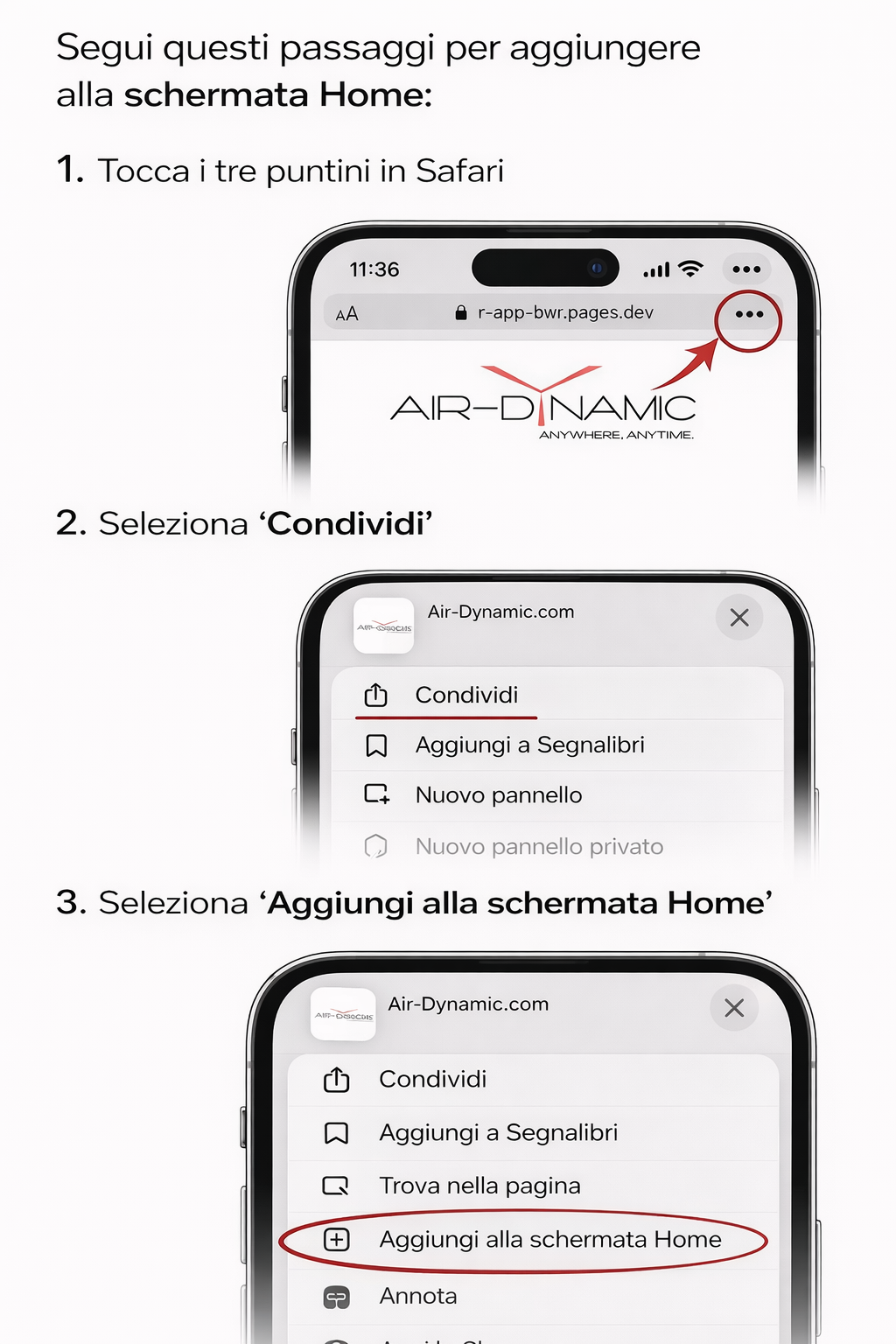 Guida installazione iPhone